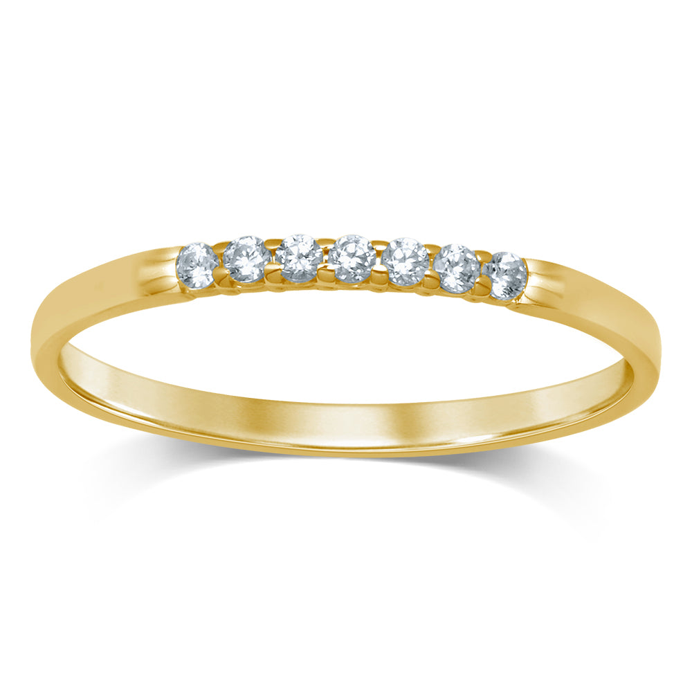 0.10 ct Diamond Band in 14K Gold
