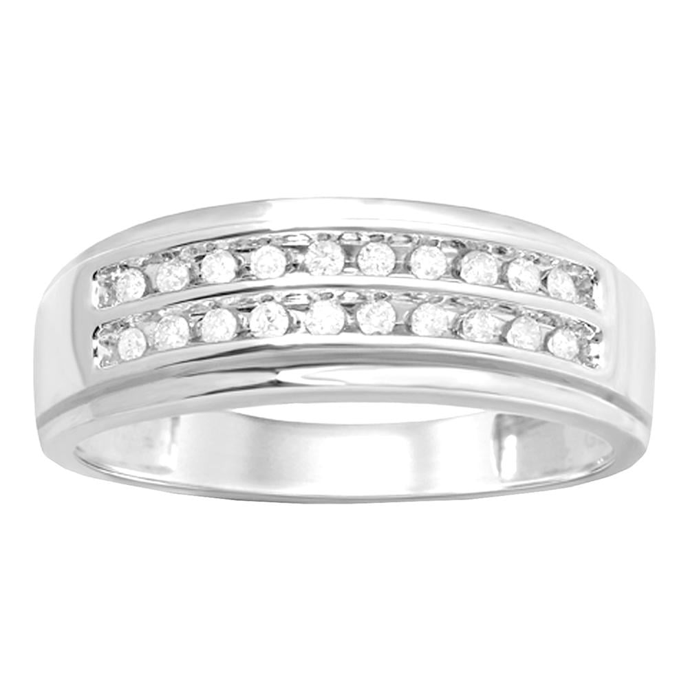 0.25 ct Men's Diamond Ring in 10K Gold