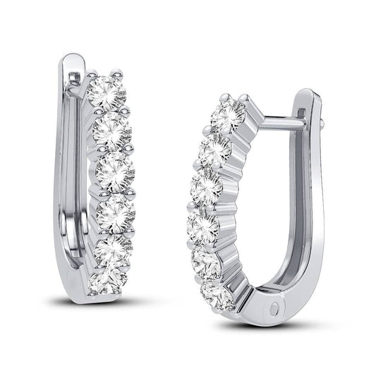 1.00 ct Diamond Earrings in 14K Gold