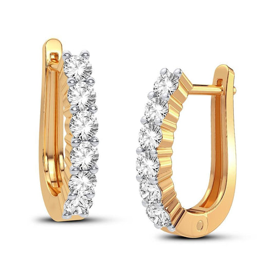 1.00 ct Diamond Earrings in 14K Gold