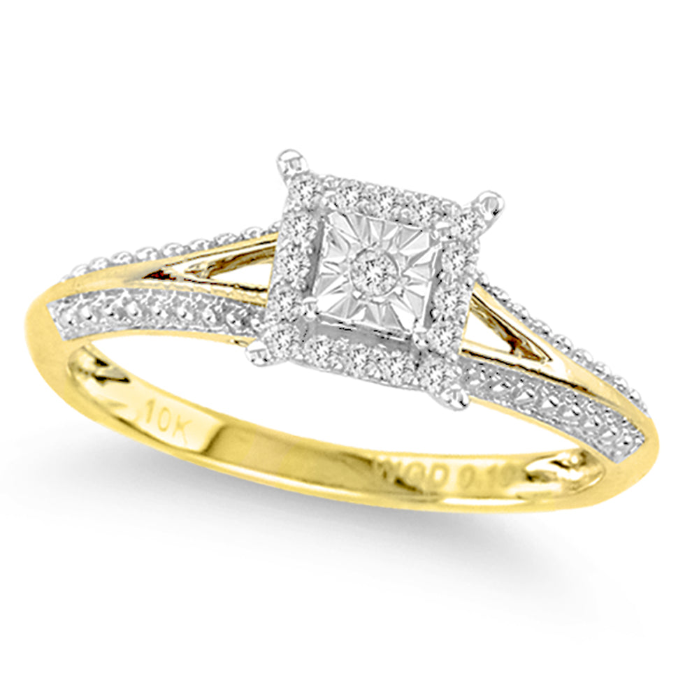 0.10 ct Diamond Ring in 10K Gold