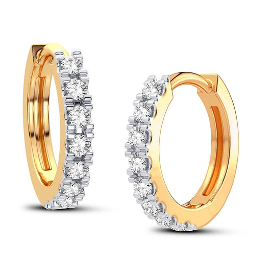 0.25 ct Diamond Earrings in 14K Gold