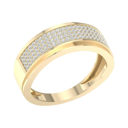 0.30 ct Men's Band in 10K Gold