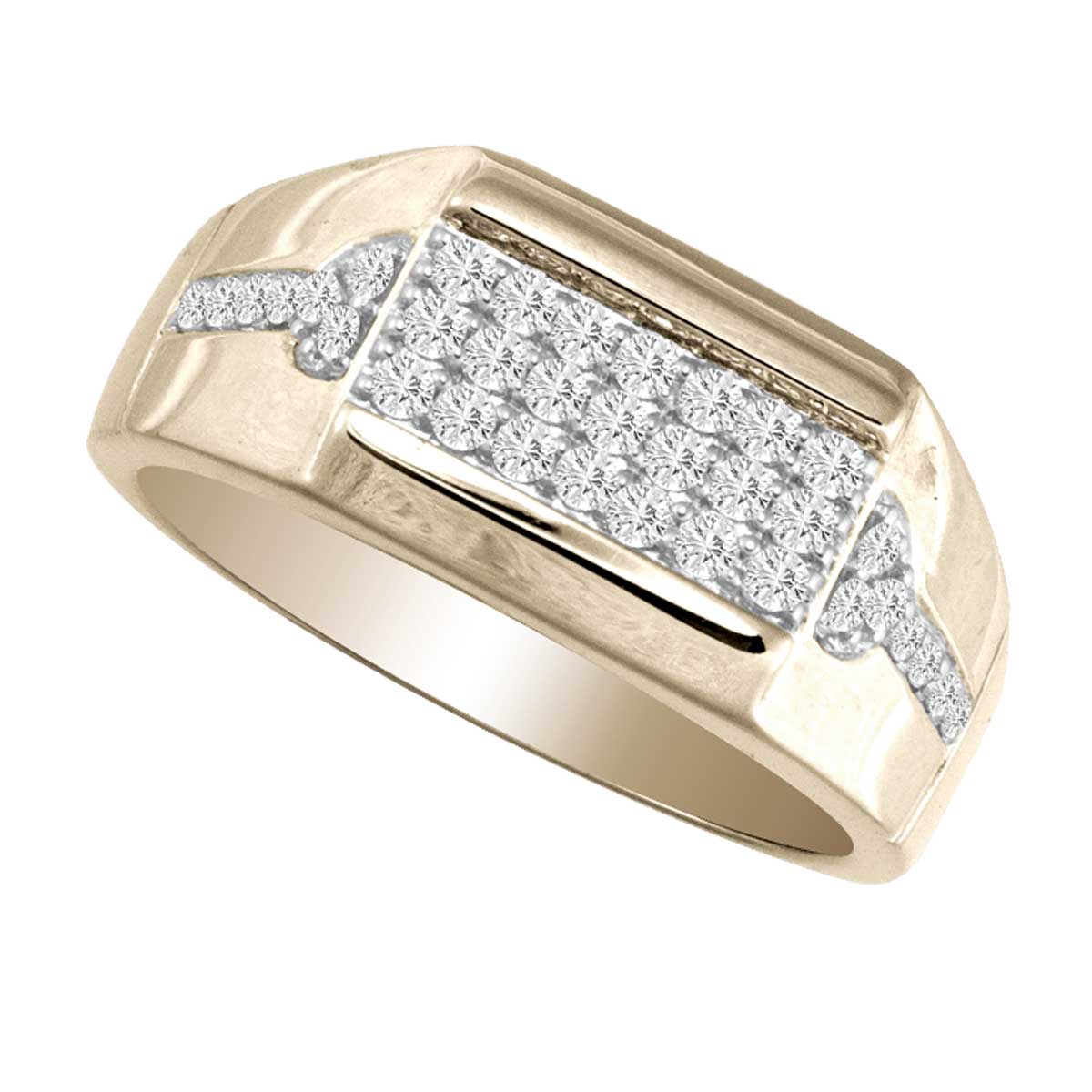 0.50 ct Men's Diamond Ring in 14K Gold