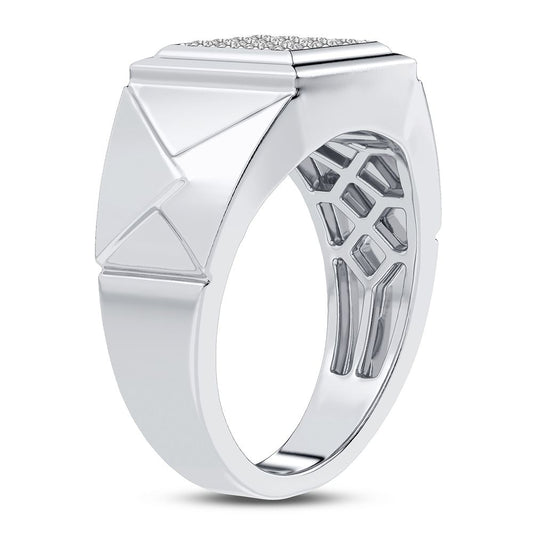 0.35 ct Men's Diamond Ring in 14K Gold