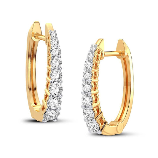 0.27 ct Diamond Earrings in 14K Gold