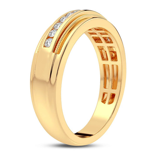 0.50 ct Men's Diamond Band in 14K Gold