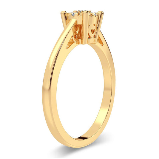 0.14 ct Diamond Ring in 10K Gold