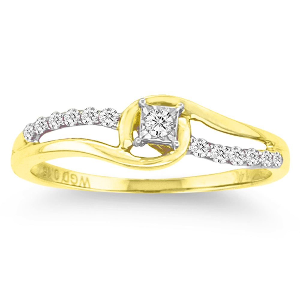 0.15 ct Diamond Ring in 14K Gold
