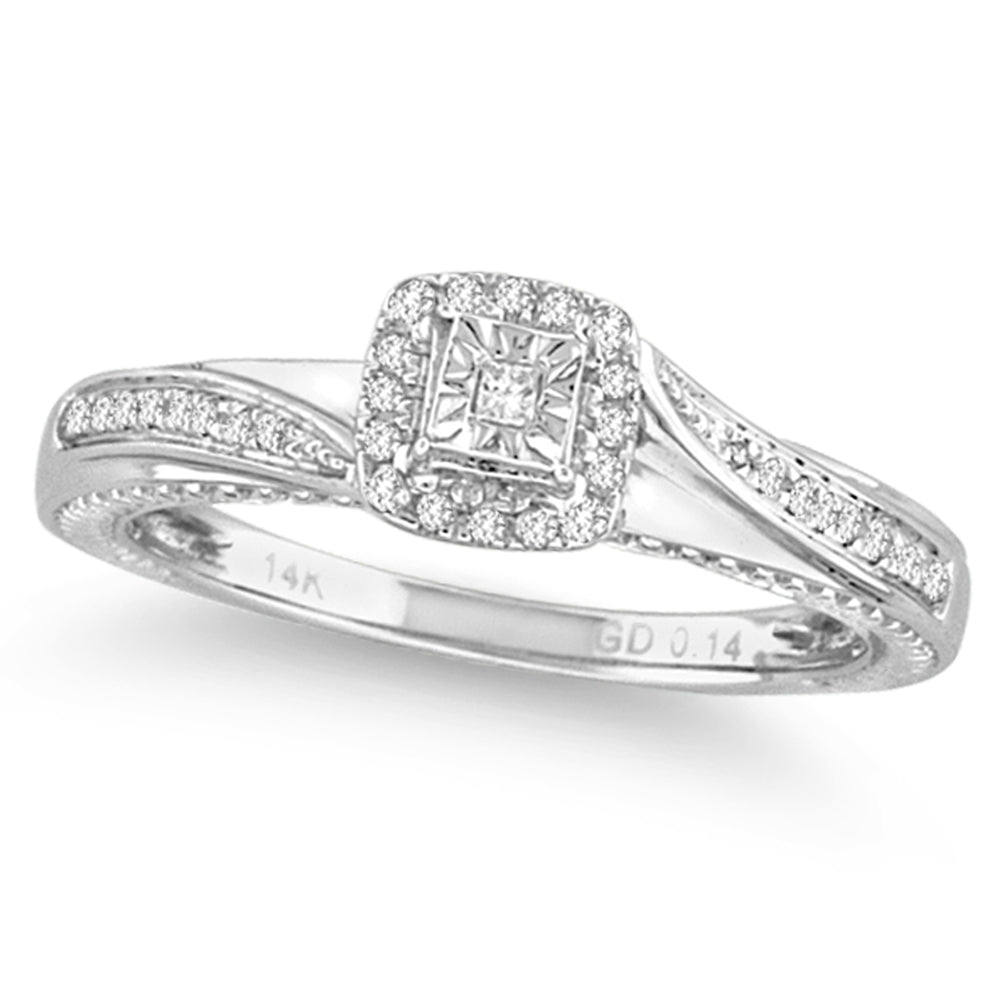 0.14 ct Diamond Ring in 14K Gold