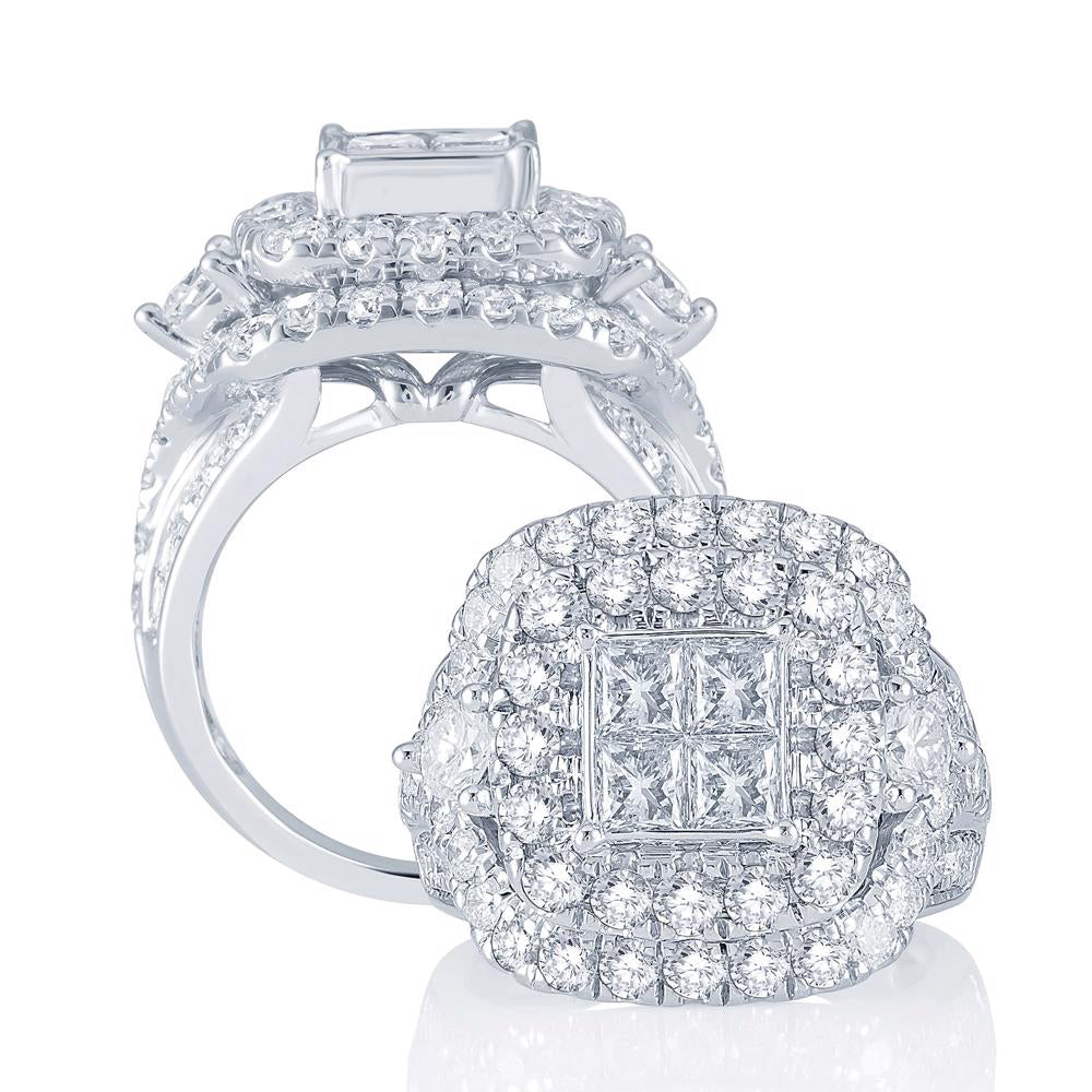 4.00 ct Diamond Ring in 14K Gold