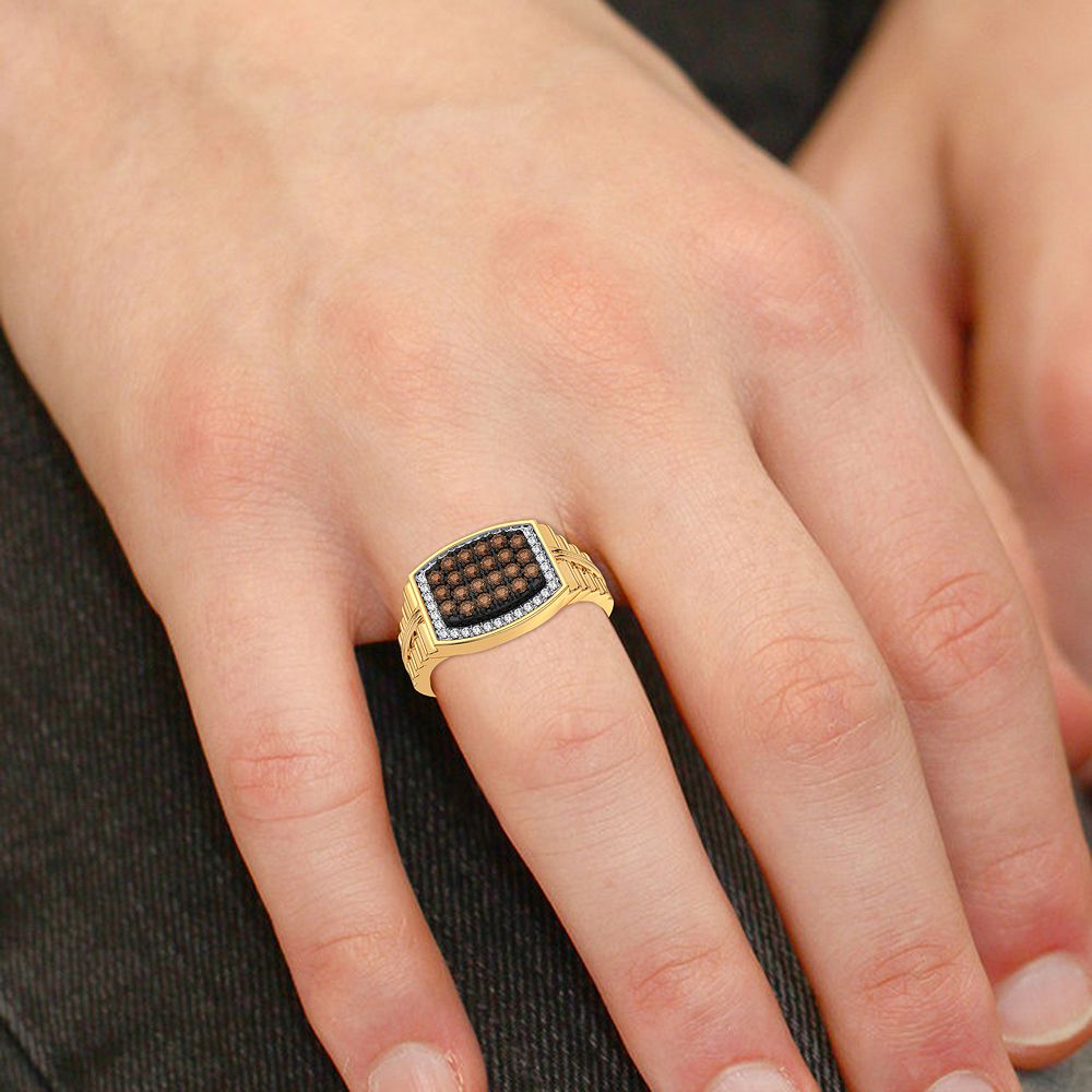 0.50 ct Men's Diamond Ring in 14K Gold