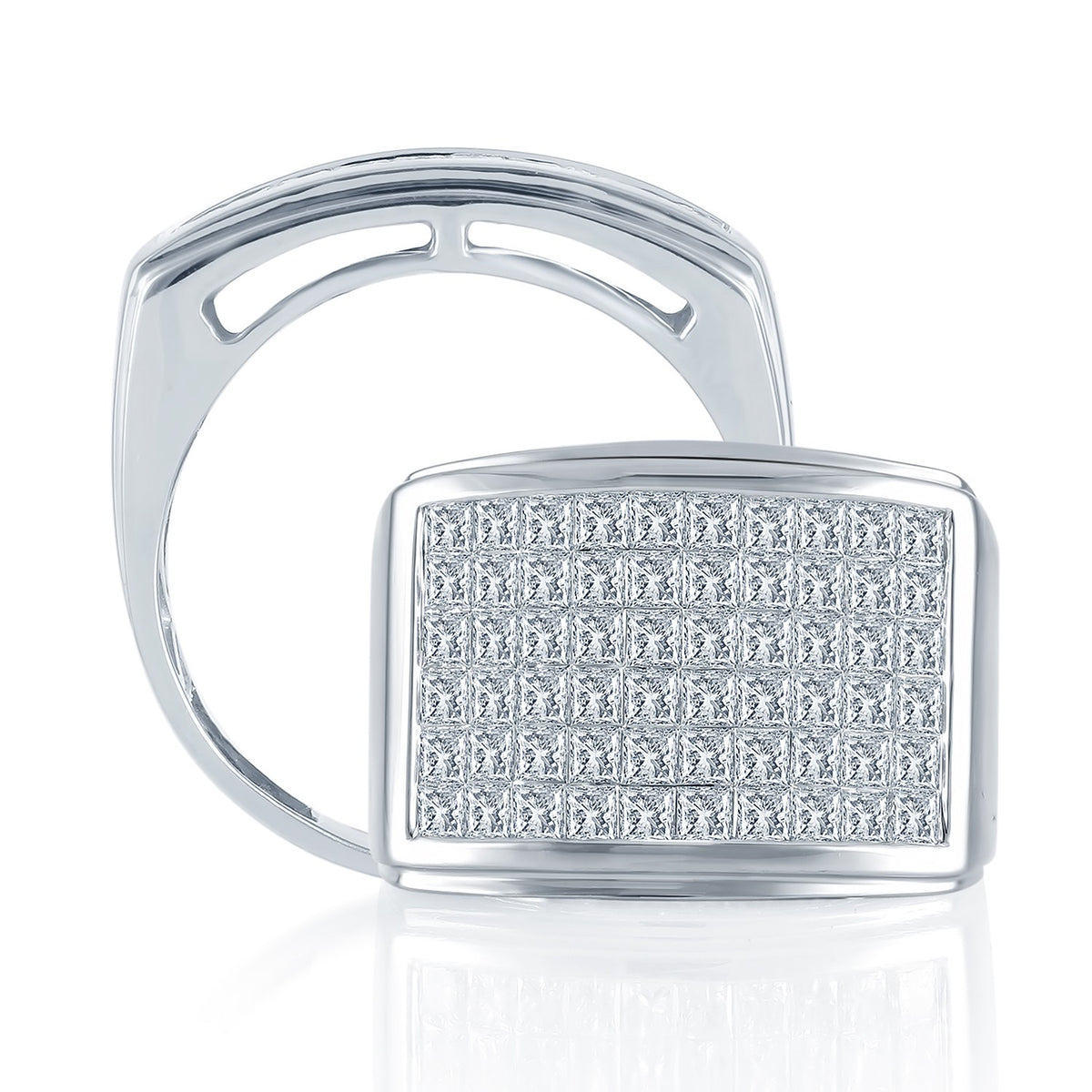 3.00 ct Men's Diamond Ring in 14K Gold