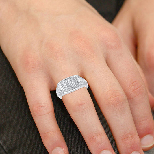 0.75 ct Men's Diamond Ring in 14K Gold