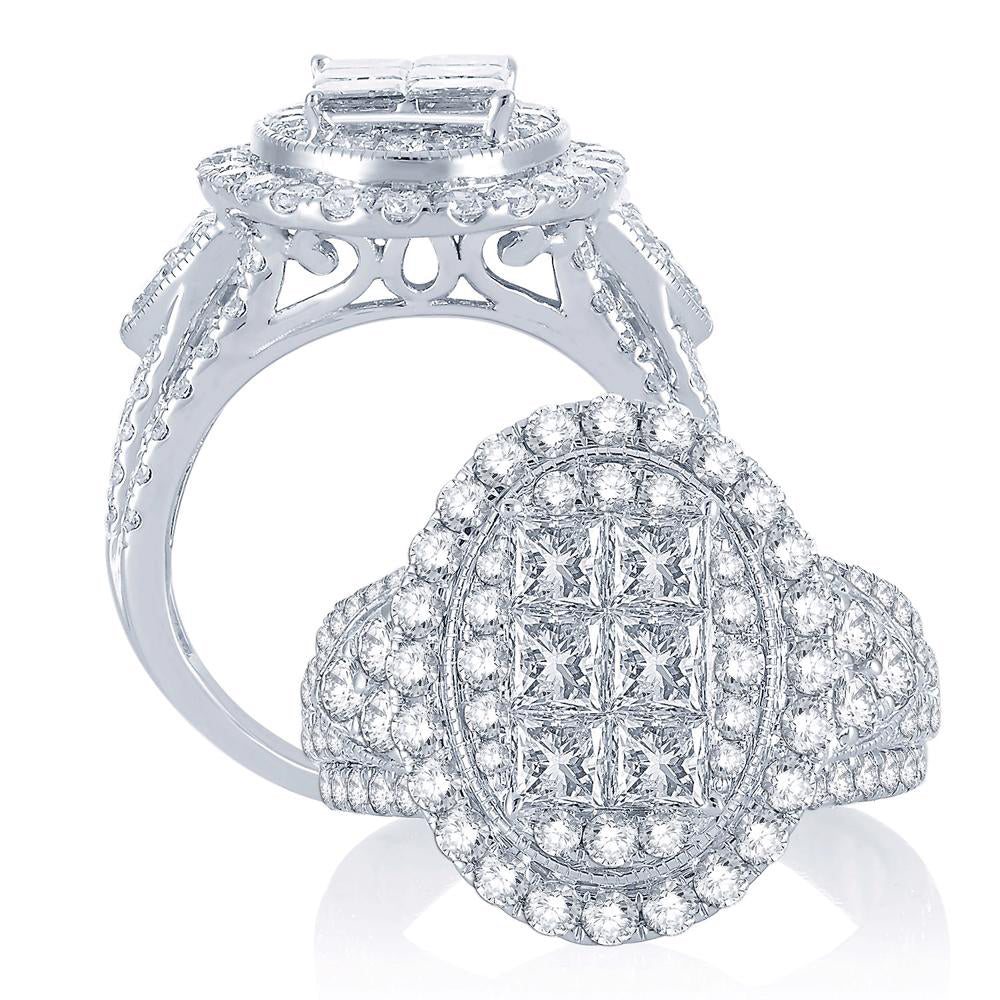 3.01 ct Diamond Ring in 14K Gold