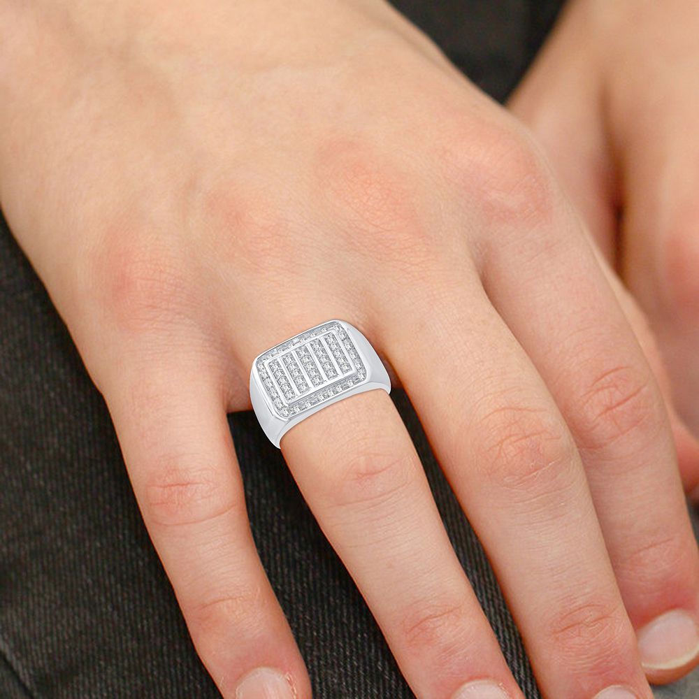 0.50 ct Men's Diamond Ring in 14K Gold