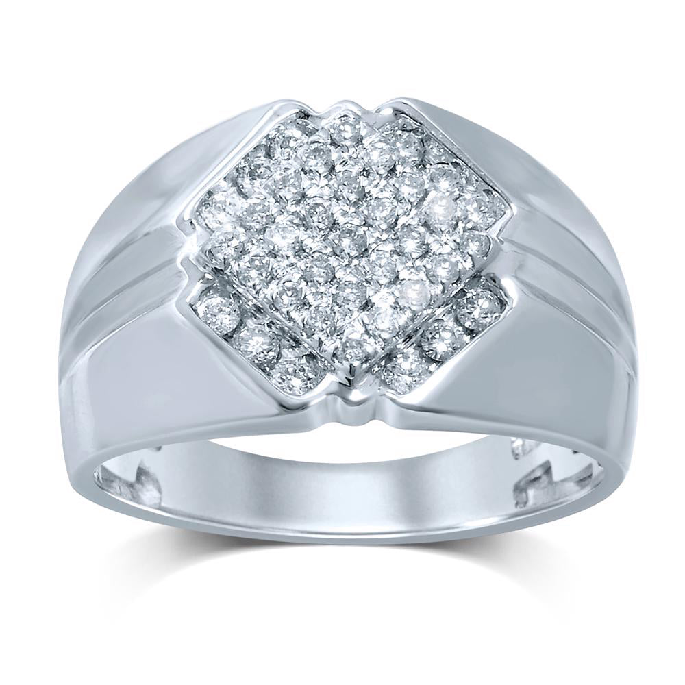 0.50 ct Men's Diamond Ring in 14K Gold