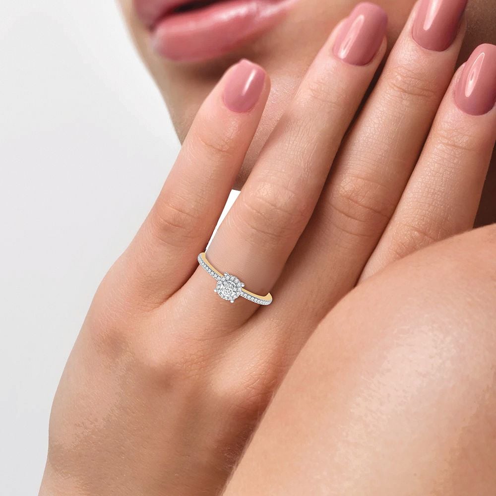 0.16 ct Diamond Ring in 14K Gold