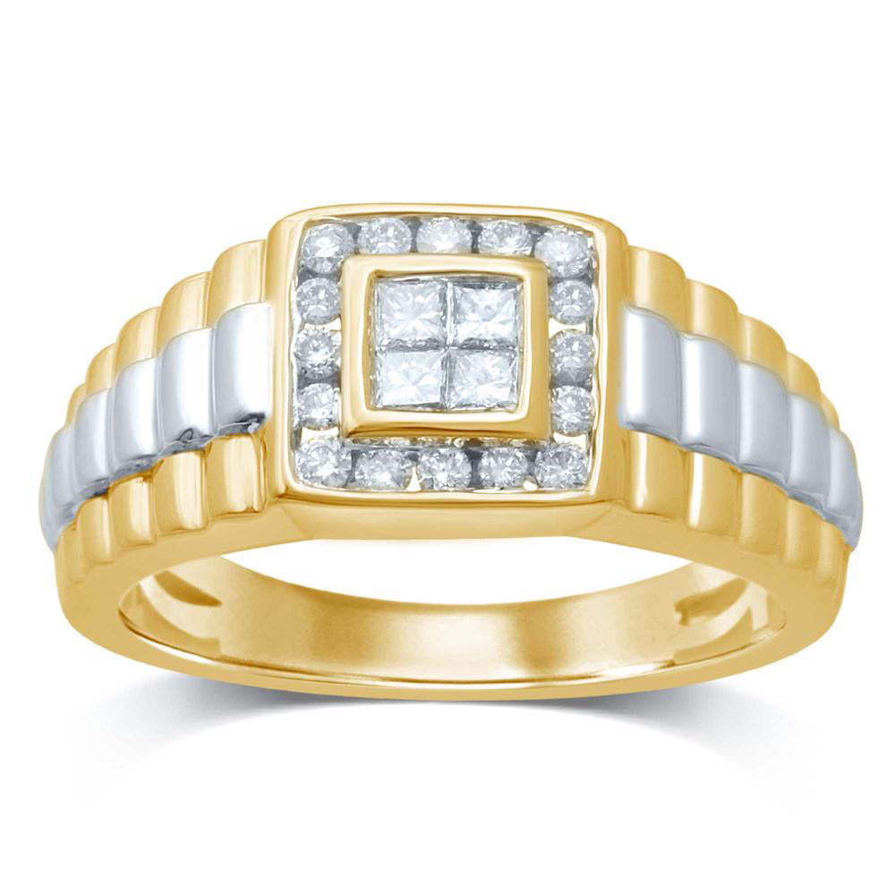 0.50 ct Men's Diamond Ring in 14K Gold
