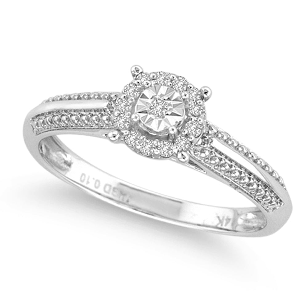 0.10 ct Diamond Ring in 14K Gold