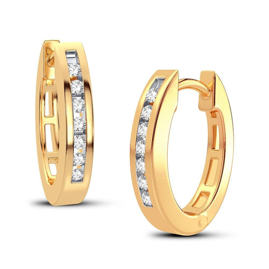 0.15 ct Diamond Earrings in 14K Gold