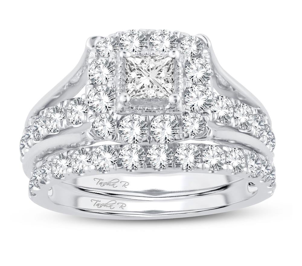 2.00 ct Diamond Bridal Ring in 14K Gold