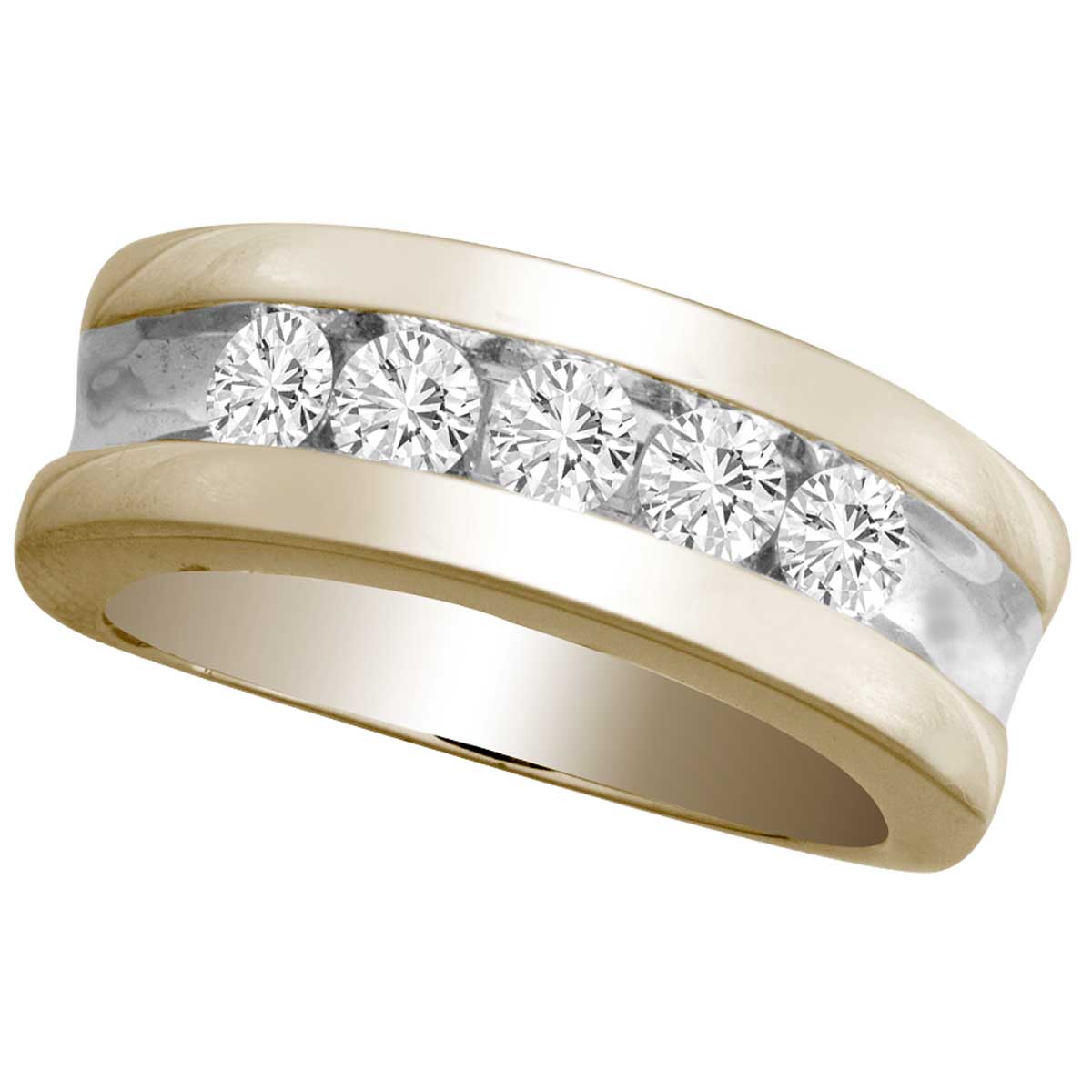 1.00 ct Diamond Band in 14K Gold
