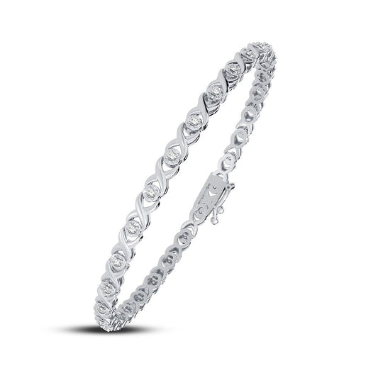 0.25 ct Diamond Bracelet in 10K Gold