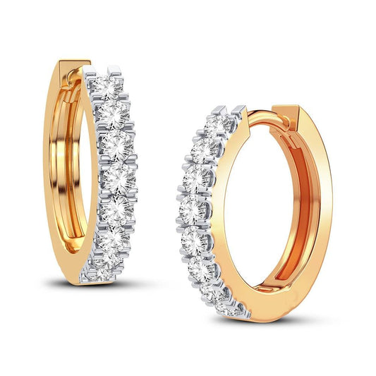0.50 ct Diamond Earrings in 14K Gold