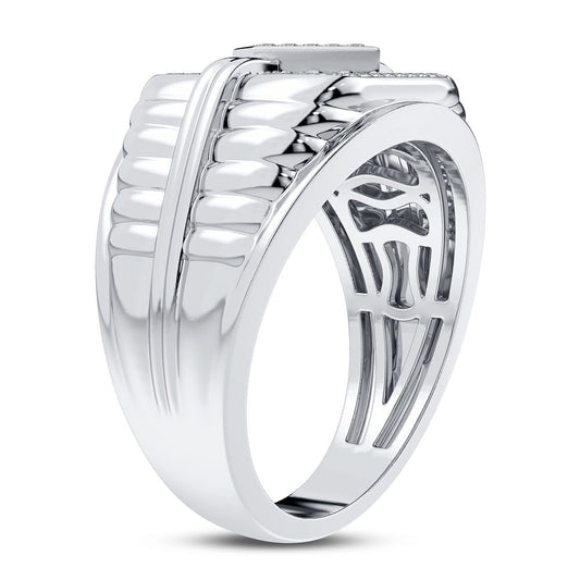 0.33 ct Men's Diamond Ring in 10K Gold