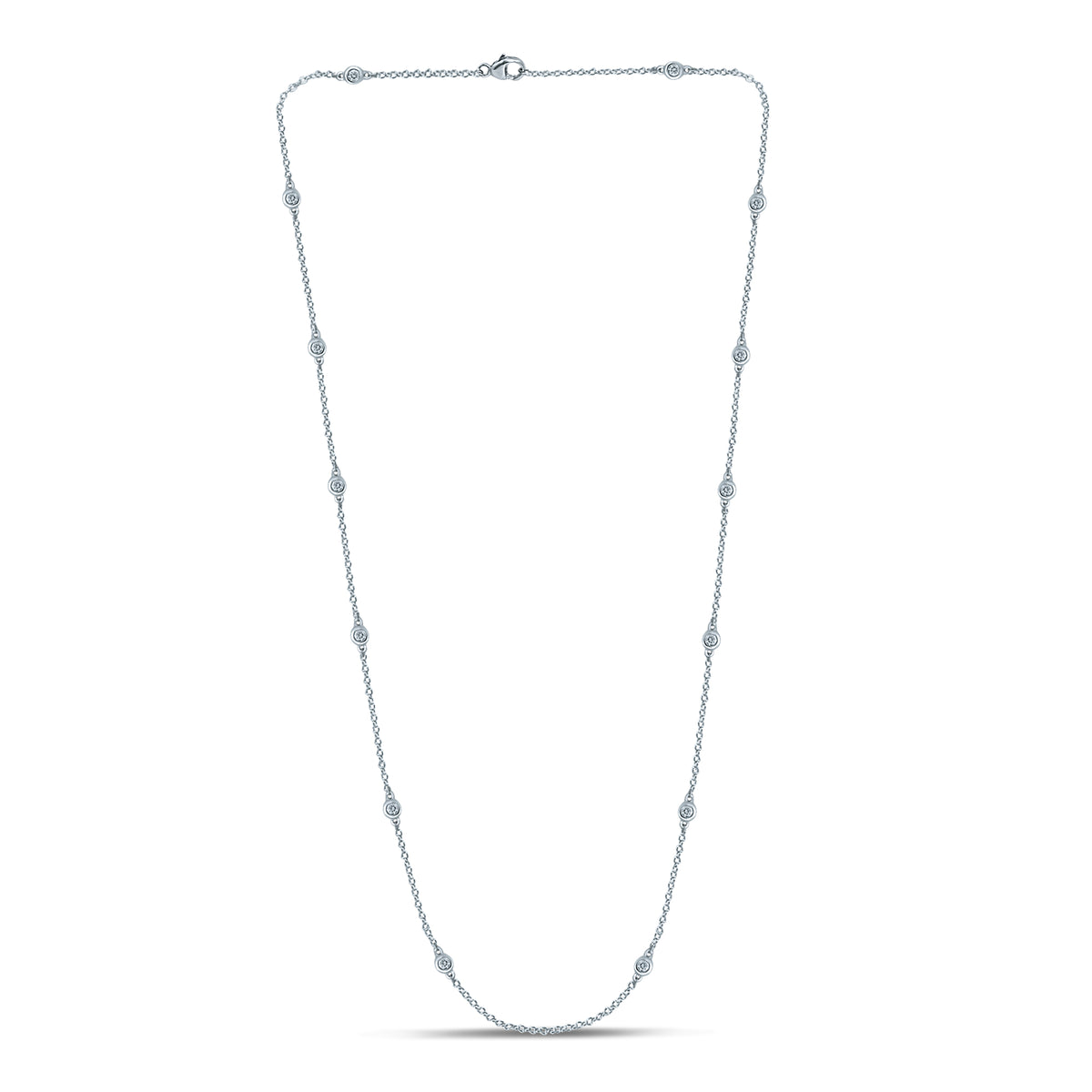 0.42 ct Diamond Chain in 14K Gold