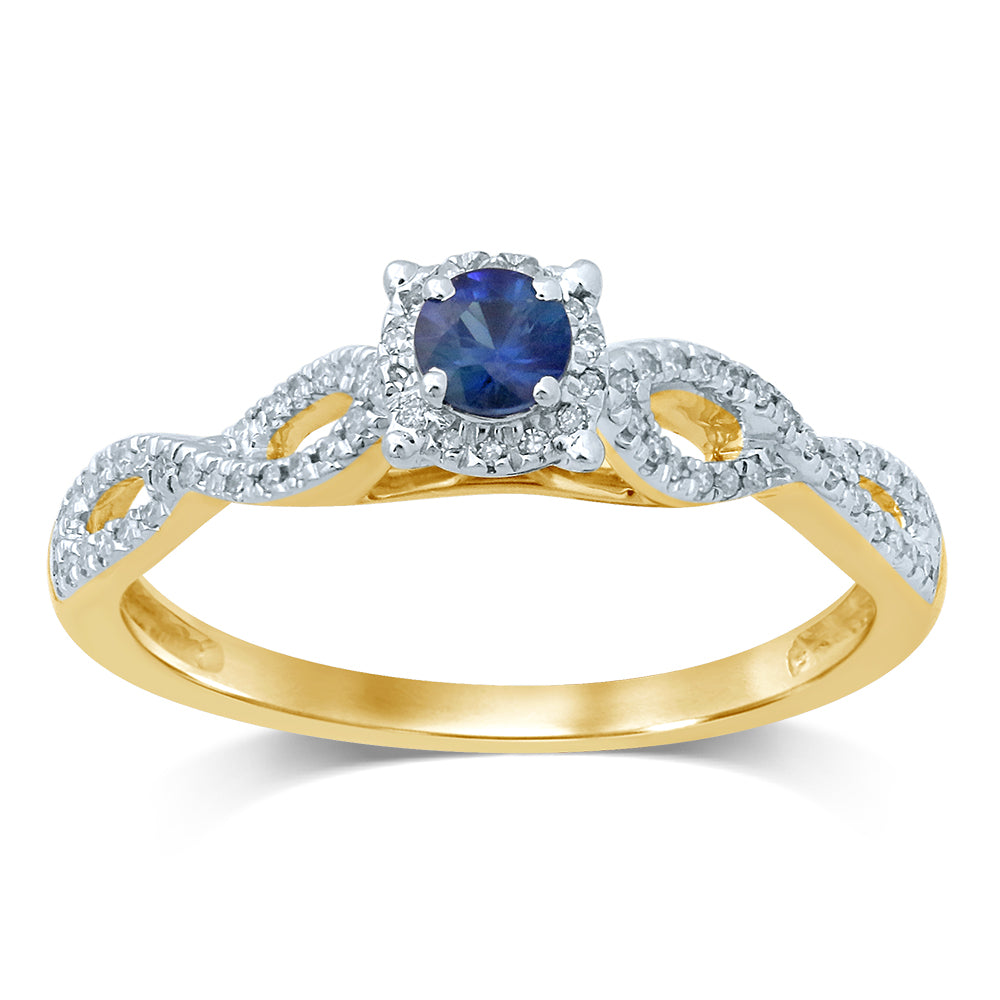 0.11 ct Diamond Ring in 14K Gold