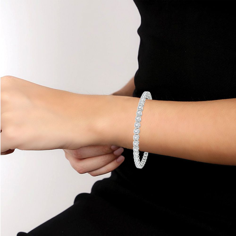 3.00 ct Diamond Bracelet in 14K Gold