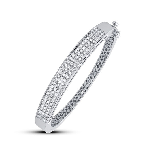 2.00 ct Diamond Bangle in 14K Gold