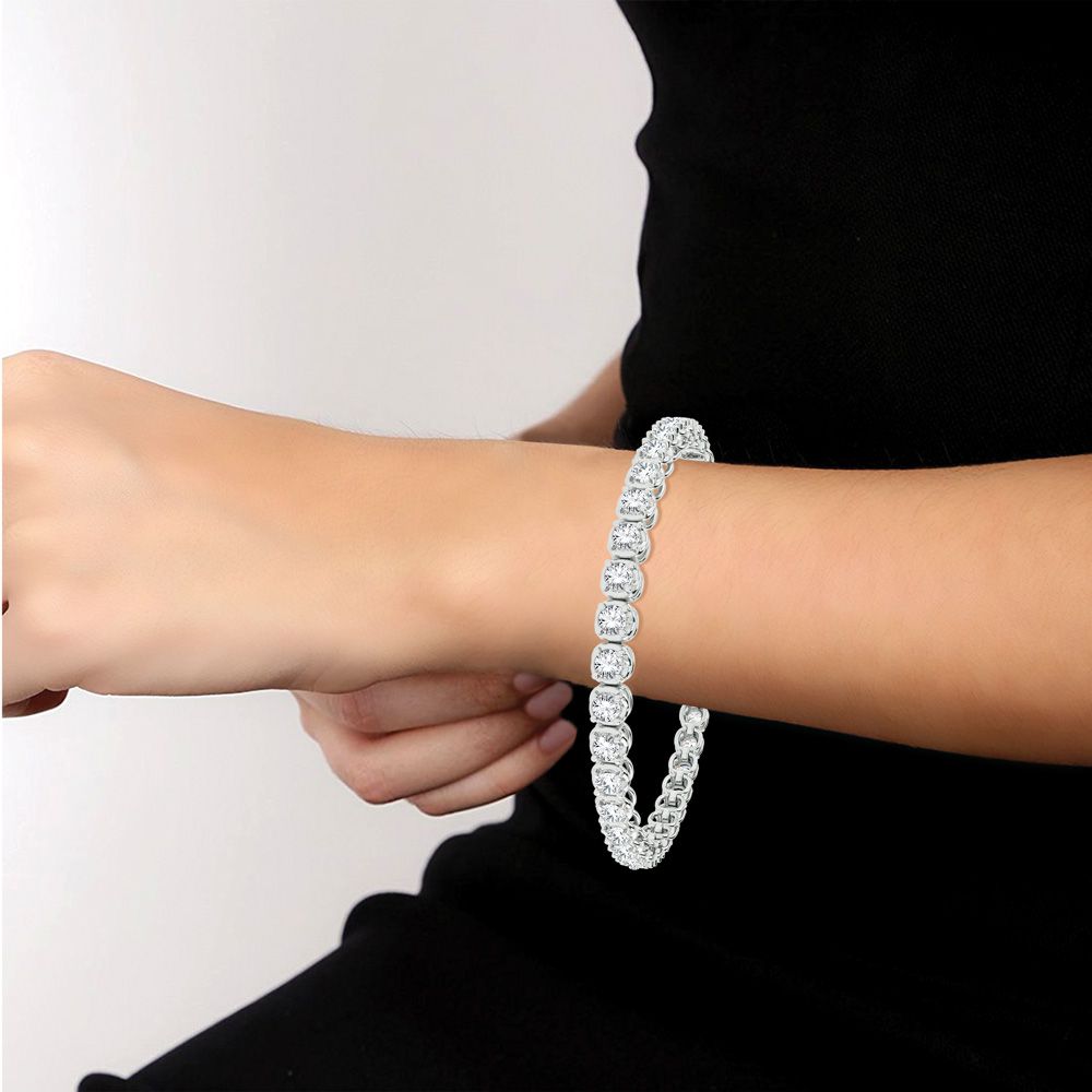 4.00 ct Diamond Bracelet in 14K Gold