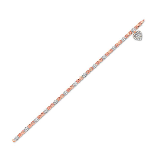 0.10 ct Diamond Bracelet in 10K Gold