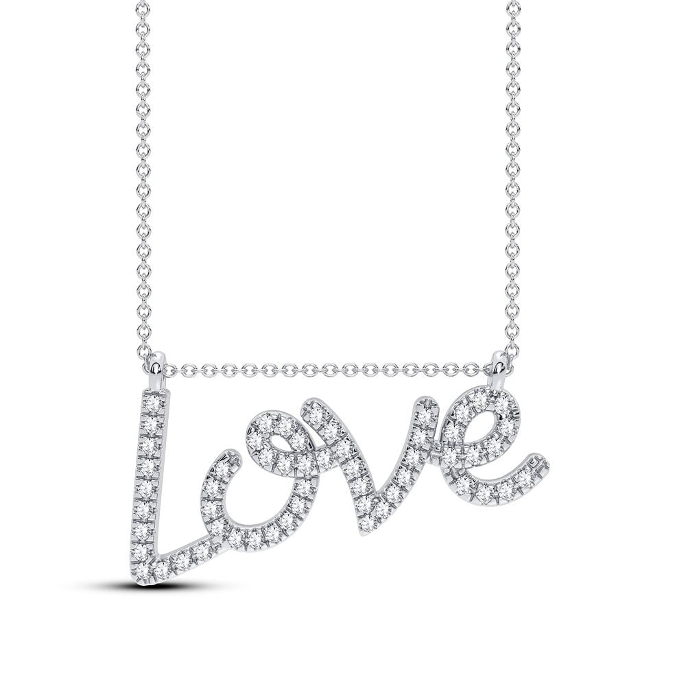 0.12 ct Diamond Necklace in 10K Gold