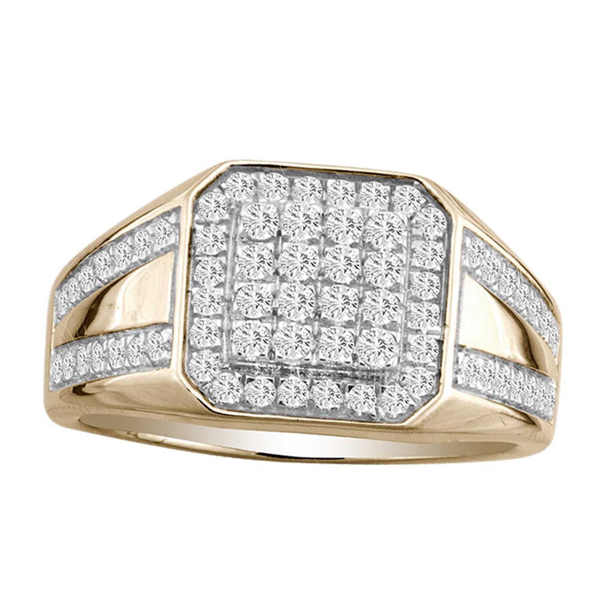 1.00 ct Men's Diamond Ring in 14K Gold