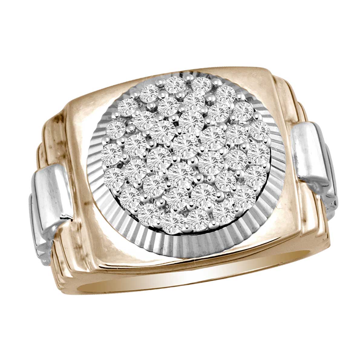 1.00 ct Men's Diamond Ring in 14K Gold