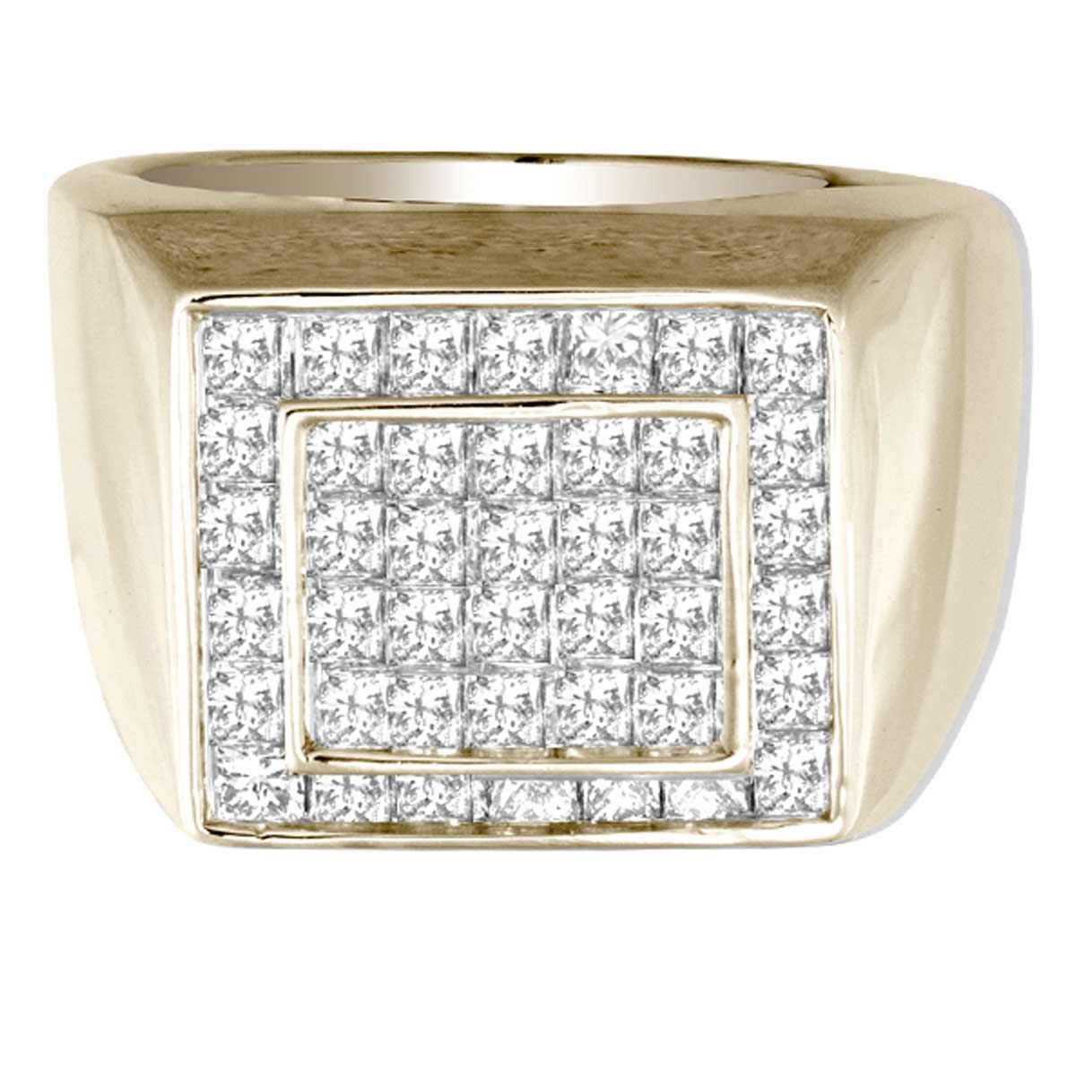 2.50 ct Men's Diamond Ring in 14K Gold