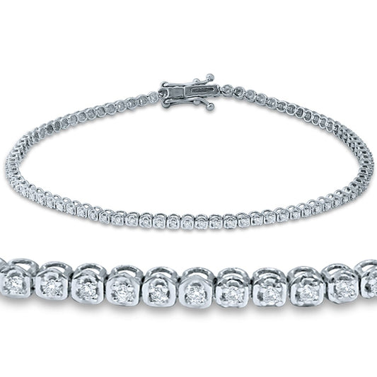1.00 ct Diamond Bracelet in 14K Gold