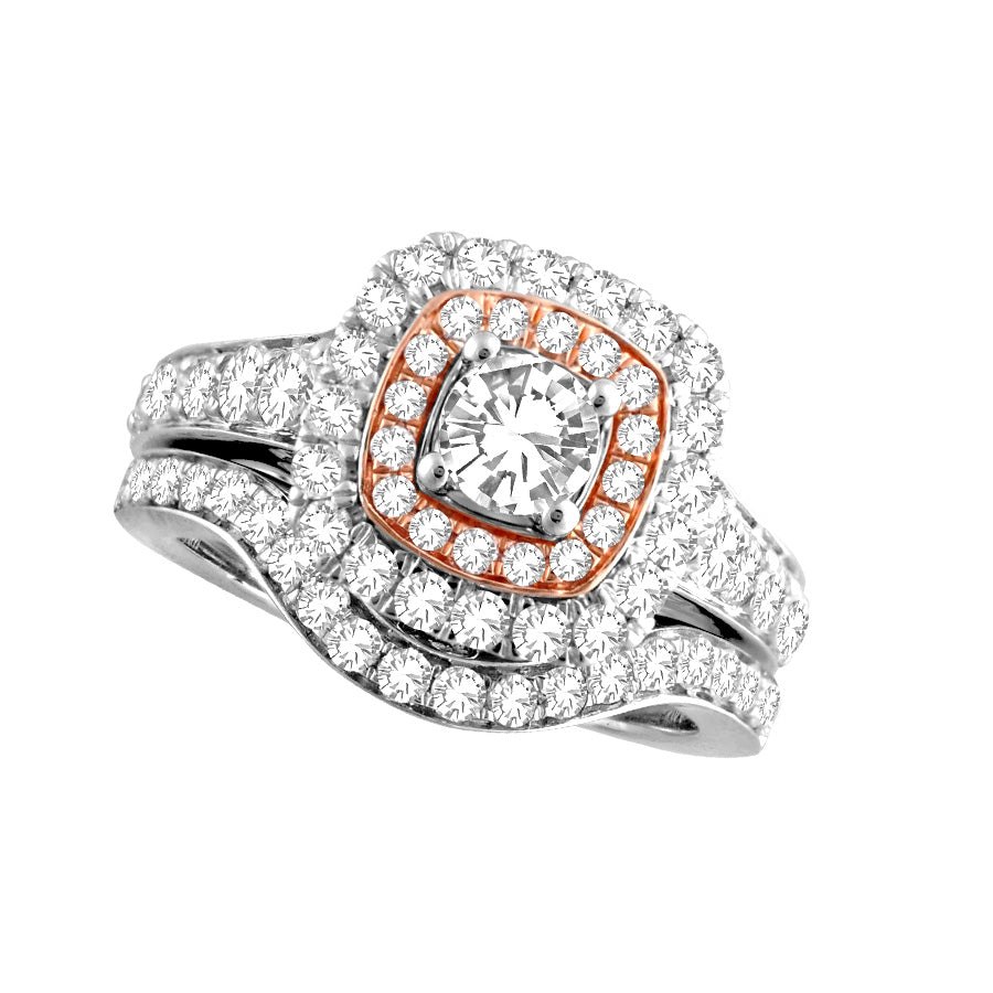 2.00 ct Diamond Bridal Ring in 14K Gold