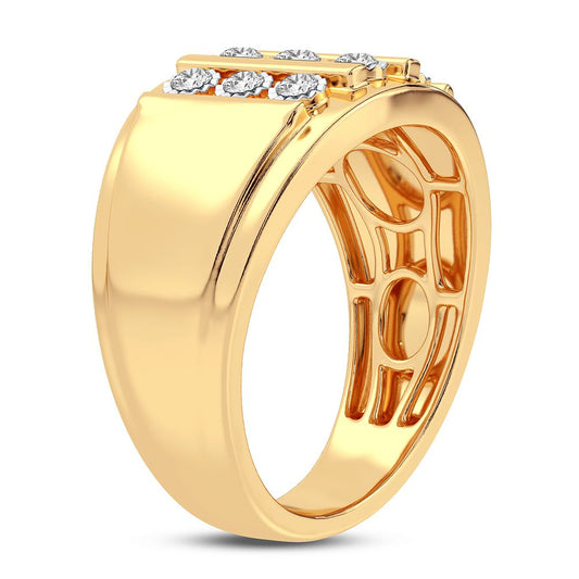 0.50 ct Men's Diamond Ring in 14K Gold