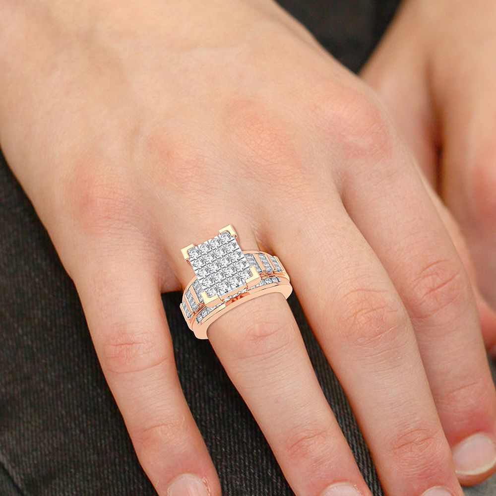 1.00 ct Men's Diamond Ring in 10K Gold