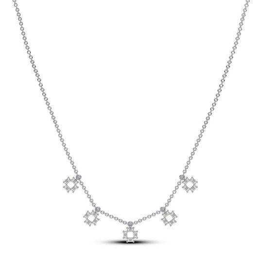 0.28 ct Diamond Necklace in 14K Gold