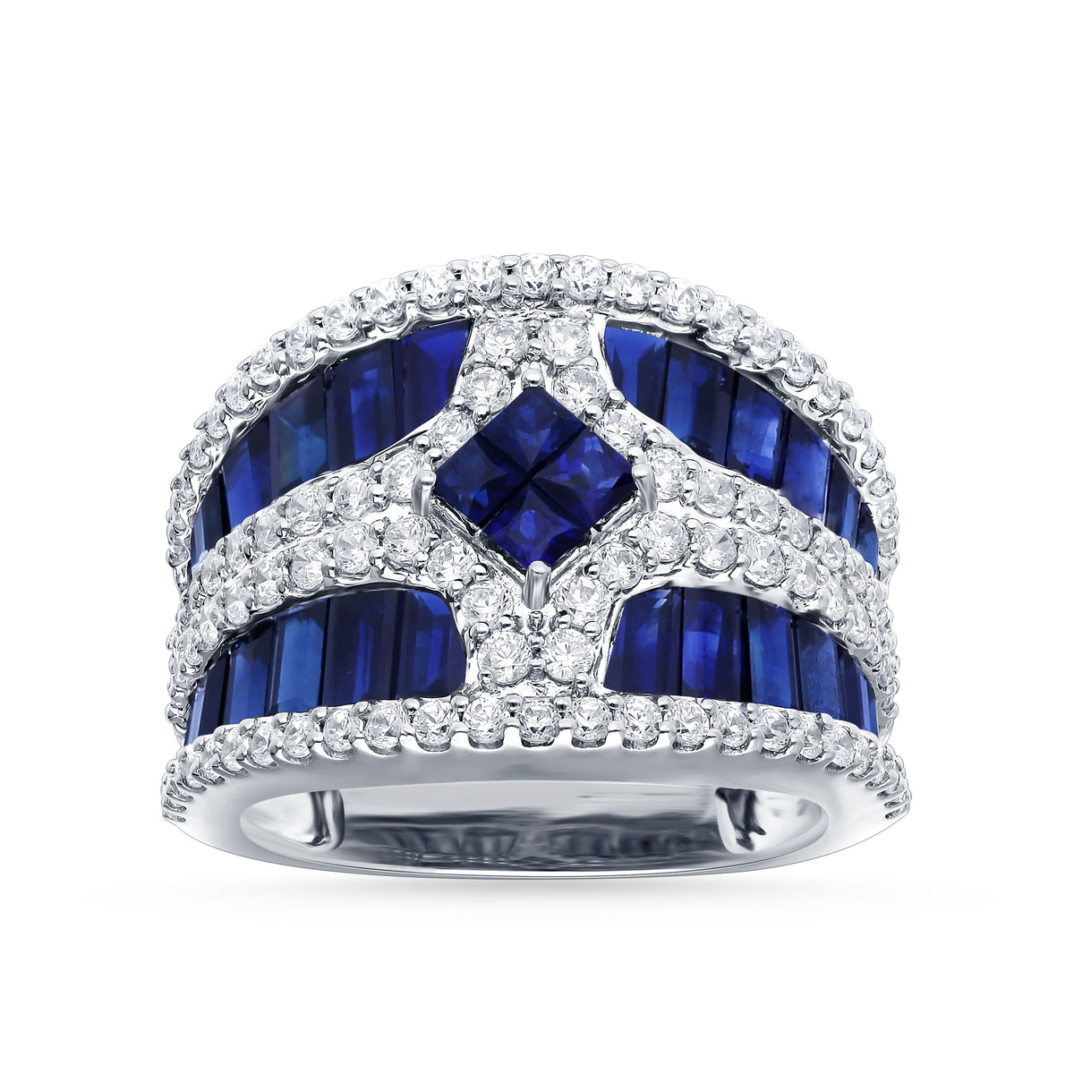 1.20 ct Sapphire & Diamond Ring in 14K Gold