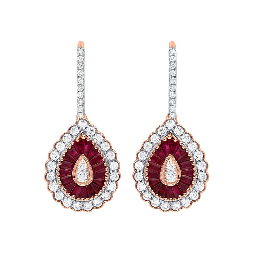 1.00 ct Diamond Earrings in 14K Gold