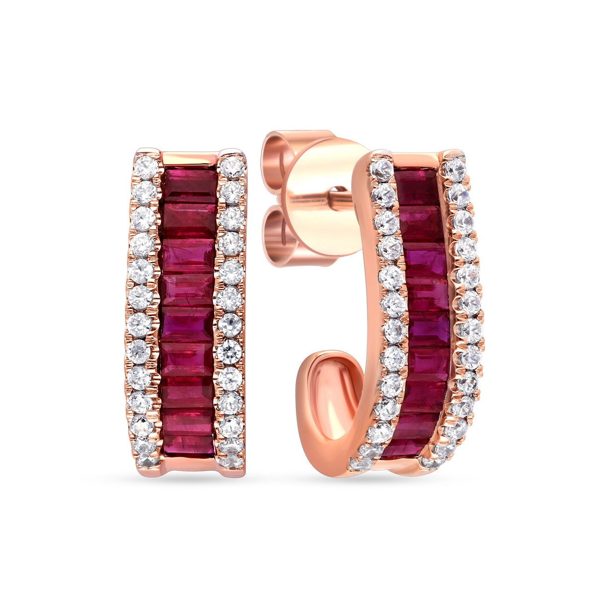 0.39 ct Diamond Earrings in 14K Gold