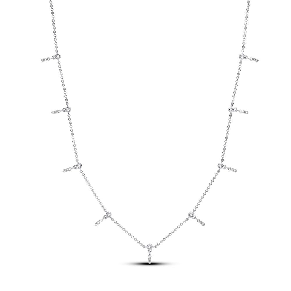 0.42 ct Diamond Necklace in 14K Gold