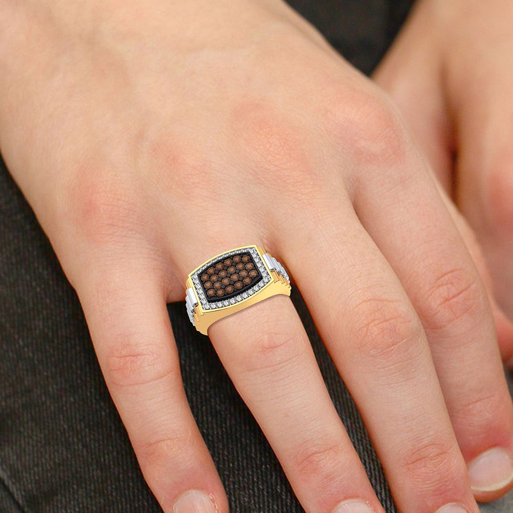 1.03 ct Men's Diamond Ring in 10K Gold